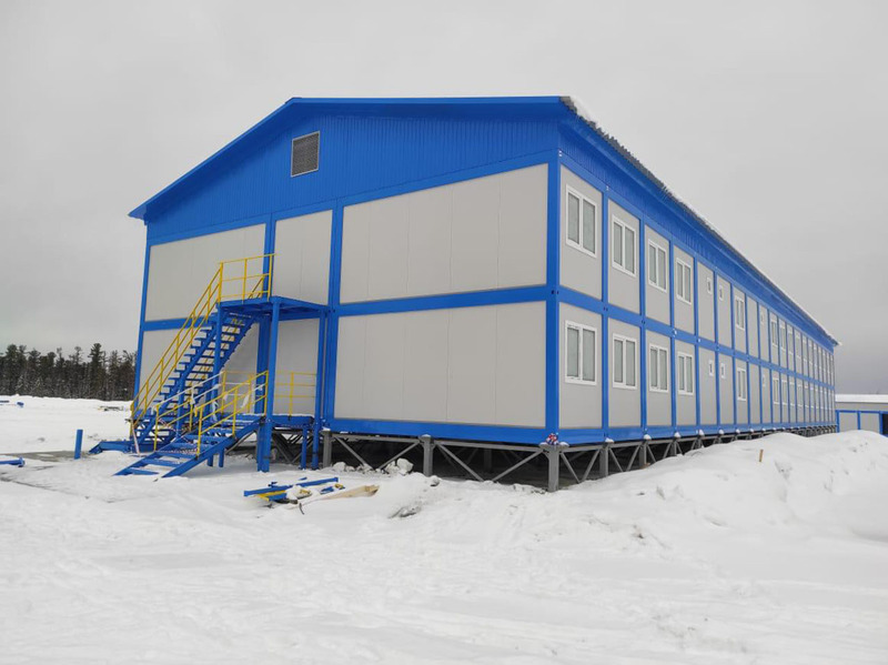 Вахтовый городок для нужд строительства проекта "Обустройство Ковыктинского ГКМ"