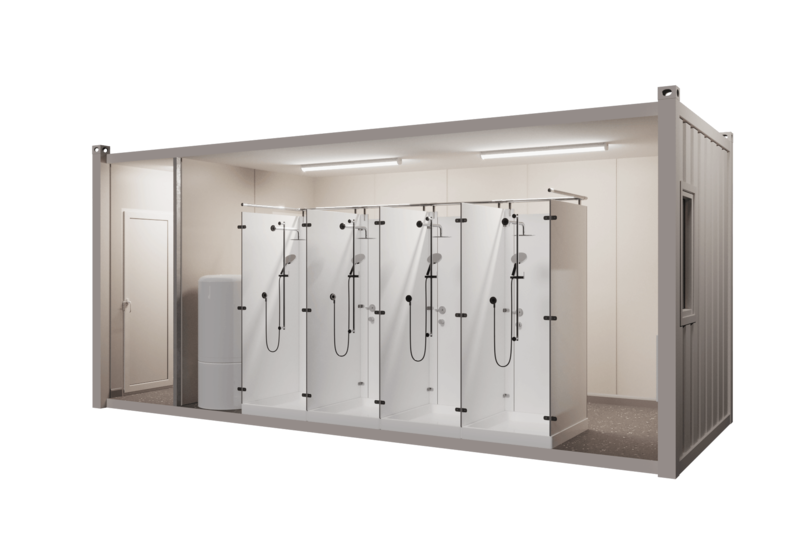 Санитарный блок-контейнер Душевая