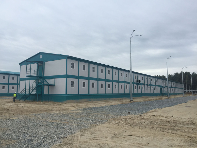 Вахтовый городок на 1200 человек для нужд строительства ЗапСибНефтехим